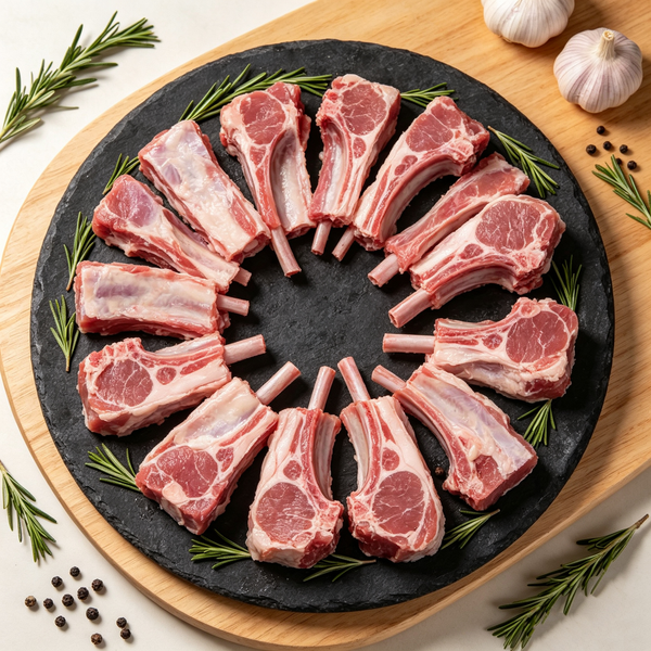 Frozen Raw French Lamb Chops