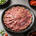 Frozen Raw Pork Kidney Slices